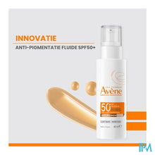 Afbeelding in Gallery-weergave laden, Avene Zon Spf50+ A/pigment Fluide 40ml
