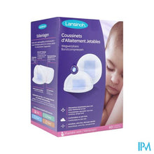 Afbeelding in Gallery-weergave laden, Lansinoh Wegwerpb.borstkompressen Blue Lock Core60

