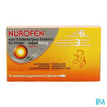 Afbeelding in Gallery-weergave laden, Nurofen Kind 60mg Suppo 10x60mg
