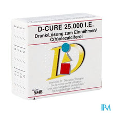 Load image into Gallery viewer, D-cure 25 000 I.E. - 12 Drinkbare Ampoules
