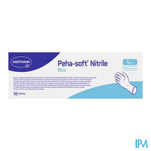 Afbeelding in Gallery-weergave laden, Peha Soft Handschoen Nitrile Blauw S 150 9420610
