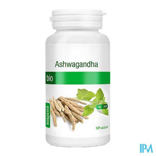 Load image into Gallery viewer, Purasana Vegan Ashwagandha 400mg Bio V-caps 60 Nf
