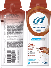 Afbeelding in Gallery-weergave laden, 6d Sixd Energy Gel Cola 12x40g
