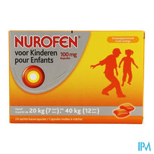 Afbeelding in Gallery-weergave laden, Nurofen Kind 100mg Zachte Kauwcaps 24
