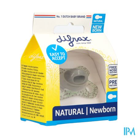 Difrax Fopspeen Natural Newborn