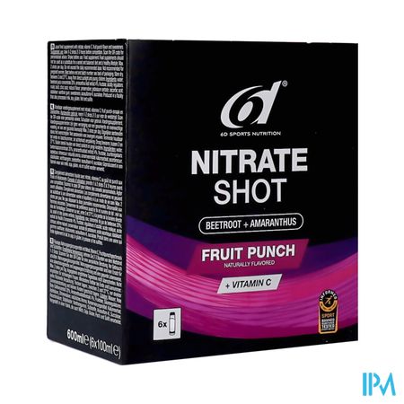 6d Nitrate Shot Fruit Punch 6x100ml