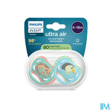 Load image into Gallery viewer, Philips Avent Fopspeen +6m Air Mix Design 2
