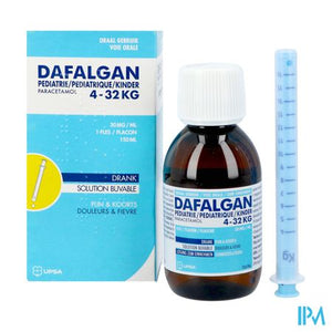 Dafalgan Pediatrie 30mg/ml Siroop 150ml