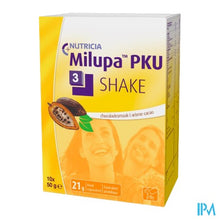 Load image into Gallery viewer, Milupa Pku 3 Shake Chocolade Zakje 10x50g
