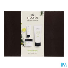 Afbeelding in Gallery-weergave laden, Umami Woody Lemons Giftset Body 200ml
