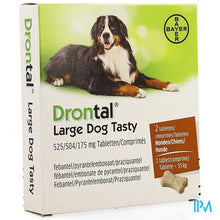 Afbeelding in Gallery-weergave laden, Drontal Large Dog Tasty 525/504/175mg Comp 1x2

