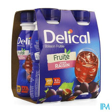 Afbeelding in Gallery-weergave laden, Delical Fruitdrink Druiven Nf 4x200ml
