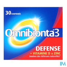 Afbeelding in Gallery-weergave laden, Omnibionta3 Defense Multivitamines Immuniteit (30 tabletten)
