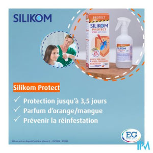 Silikom Protect Lotion Luizen          Spray 200Ml