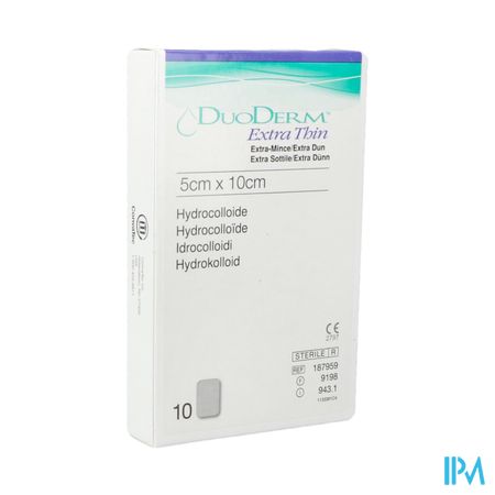 Duoderm Extra Dun Verb Hydro 5cmx10cm 10 H7959