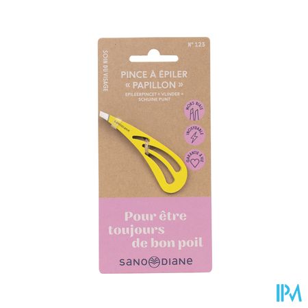 Sanodiane 123 Vlinder Epileerpincet Geel