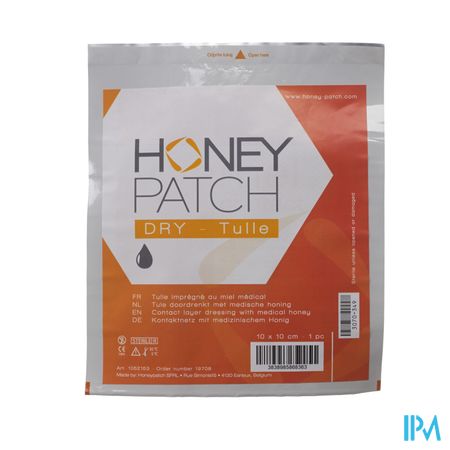 Honeypatch Dry Genez.honing7g+tulle Ster.10x10cm 1