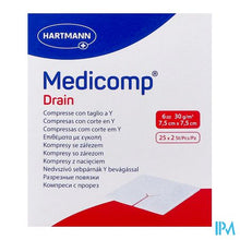 Afbeelding in Gallery-weergave laden, Medicomp Drain 7,5x7,5cm 6l.st25x2 P/s
