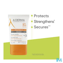 Load image into Gallery viewer, Aderma Protect Pocket Fluide Onzichtb. Spf50+ 30ml
