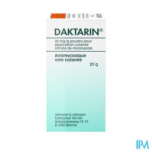 Daktarin Pulv Derm 1 X 20g 2%