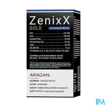 Load image into Gallery viewer, Zenixx Gold Caps 120x890mg Nf
