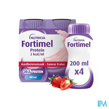 Charger l'image dans la galerie, Fortimel Protein 2kcal Aardbei 4x200ml
