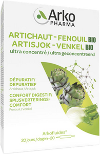 Arkofluide Artisjok Venkel Bio Amp 20