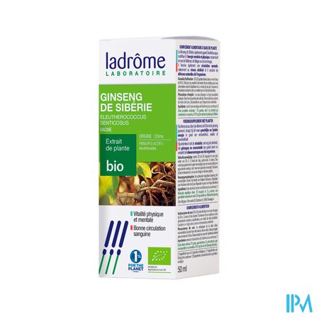 Ladrome Eleuthero Senticosus/siberische Gins. 50ml