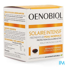 Load image into Gallery viewer, OENOBIOL SOLAIRE INTENSIF NORMALE HUID 30 CAPS
