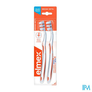 Elmex Tandenborst.inter-x A/caries Medium Duopack