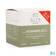Charger l'image dans la galerie, ALFA Vitamine D3 50mcg Softgel 120
