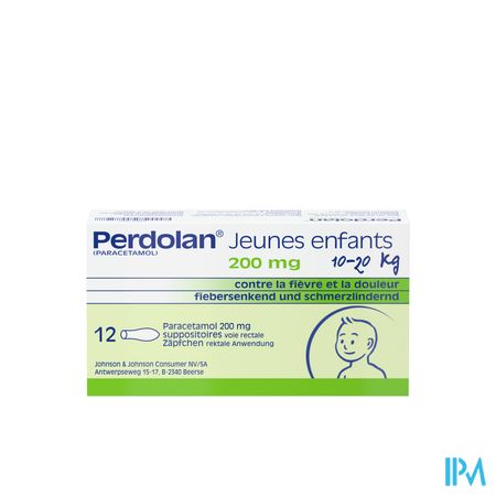 Perdolan Supp Kleut 12x200mg