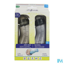 Load image into Gallery viewer, Difrax S-fles Natural Bl.-grijs/grijs 250ml 2pack
