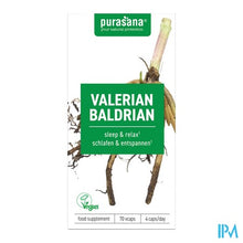 Charger l'image dans la galerie, Purasana Valeriaan Caps 70
