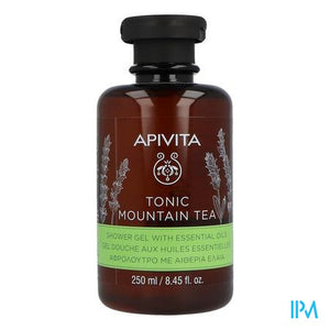 Apivita Tonic Mountain Tea Shower Gel Ess Oil250ml