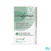 Charger l'image dans la galerie, Natural Energy l-tryptofaan 500mg Tabl 60
