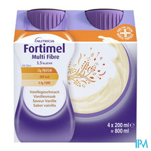 Afbeelding in Gallery-weergave laden, Fortimel Multifiber 1.5kcal Vanille 4x200ml
