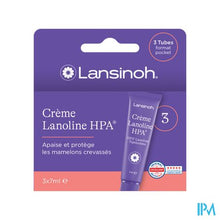 Charger l&#39;image dans la galerie, Lansinoh Lanoline Creme Zakje 3x7g
